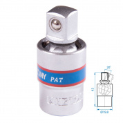 Кардан 3/8", шаровый KING TONY 3793 Кардан 3/8", шаровый KING TONY 3793