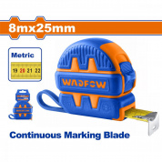 Рулетка  8м*25мм WADFOW WMT1241*