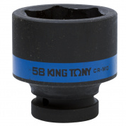 Головка торцевая ударная шестигранная 1", 58 мм KING TONY 853558M Головка торцевая ударная шестигранная 1", 58 мм KING TONY 853558M