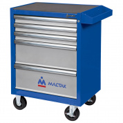 Тележка инструментальная, 5 выдвижных ящиков, "ОПТИМА", синяя МАСТАК 521-05581MB