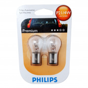 Автолампа P21/4W (BAZ15d) (блистер, 2шт) 12V PHILIPS /1/10