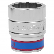 Головка торцевая стандартная двенадцатигранная 3/4", 34 мм KING TONY 633034M Головка торцевая стандартная двенадцатигранная 3/4", 34 мм KING TONY 633034M