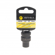 Головка торцевая 10мм 1/2" 6-гранная ударная L=40мм ЭВРИКА ER-95703 /1/24 Головка торцевая 10мм 1/2" 6-гранная ударная L=40мм ЭВРИКА ER-95703 /1/24