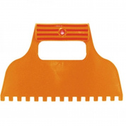 Шпатель пластмас. 230мм зуб 6*6 Петрович (12/60)