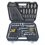 Набор инструмента ER-80216: 1/2"&1/4"&3/8"DR 6-гранный 216 предметов ЭВРИКА /1/2 Набор инструмента ER-80216: 1/2"&1/4"&3/8"DR 6-гранный 216 предметов ЭВРИКА /1/2