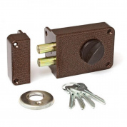 Замок накладной ЗН 1-3 медь