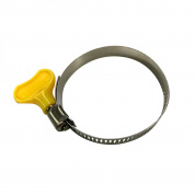 Хомут червячный с барашком (нерж.) сантехнический 12-20мм W2 (100)