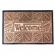Коврик придверный BAIZHENG 60*90 (Welcome) коричневый (Bay) (30)