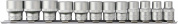 S12S1212SM Набор головок торцевых 12-гранных 3/8"DR на держателе, 8-19 мм, 12 предметов S12S1212SM Набор головок торцевых 12-гранных 3/8"DR на держателе, 8-19 мм, 12 предметов