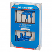 Набор Г-образных шестигранников 3-8 мм, 6 предметов KING TONY 22106MR Набор Г-образных шестигранников 3-8 мм, 6 предметов KING TONY 22106MR