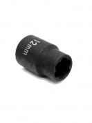 CS-12.25.12 короткая торцевая спиральная головка на 1/2", 12 мм