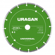URAGAN UNIVERSAL 230 мм, диск алмазный отрезной сегментный (36705-230) URAGAN UNIVERSAL 230 мм, диск алмазный отрезной сегментный (36705-230)