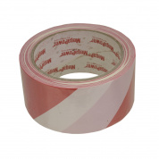 Скотч сигнальный LT-RW 48мм х 20м (красный/белый) MEGAPOWER /1/90