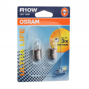 Автолампа R10W (BA15s) ULTRA LIFE (блистер, 2шт) 12V OSRAM /1/10