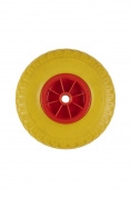 Колесо литое полиуретановое 260 мм PU 1805-2 с пластиковым ободом (без подшипника)