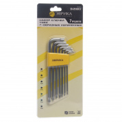 Набор ключей TORX ER-25107LT: Г-образных удлиненных T10-T40 7пр. ЭВРИКА /1/12/60 Набор ключей TORX ER-25107LT: Г-образных удлиненных T10-T40 7пр. ЭВРИКА /1/12/60