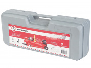 Домкрат гидравлический DP-20HK подкатной 2т (высота подъёма 135-385 мм), в кейсе, AUTOPROFI /1/1 OLD