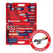 Набор инструментов 88 предметов, универсальный МАСТАК 01-088C Набор инструментов 88 предметов, универсальный МАСТАК 01-088C