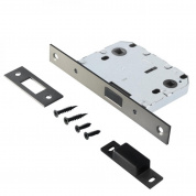 Защёлка-замок АРТ L7050-MS MBN графит магнитная без ручек с фиксатором АЛЛЮР (40) ХИТ