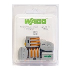 Клемма соед. с рычажком WAGO 222-413 0,08-2,5 кв.мм (5 шт.)