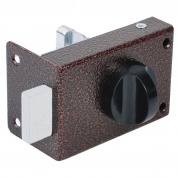 Замок накладной  цилиндровый  3Н1 медь