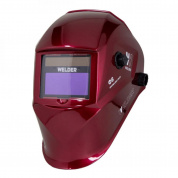 Маска сварщика Ф 6, Хамелеон 93*43мм 4/9-13 DIN WELDER PRO  REAL COLOR Бургунди