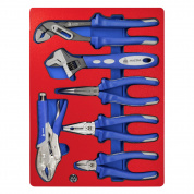 Набор пассатижей и бокорезов, ложемент, 6 предметов МАСТАК 5-3006 Набор пассатижей и бокорезов, ложемент, 6 предметов МАСТАК 5-3006