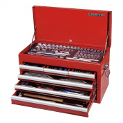 Набор инструментов 219 предметов, универсальный, выдвижной ящик KING TONY 911-000CR Набор инструментов 219 предметов, универсальный, выдвижной ящик KING TONY 911-000CR