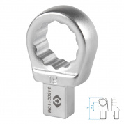 Насадка накидная серии "FIT", 19 мм, 9х12 мм KING TONY 34502119M