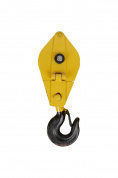 Блок монтажный однорольный с  крюком TOR HQG(L) K1-1,0 т с откидной щекой (K)*