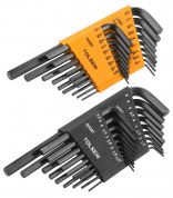 Набор Г-образных шестигранников 1,27-8 мм, 0,05"-5/16", метрические и дюймовые, 36 предметов TOLSEN TT20094 Набор Г-образных шестигранников 1,27-8 мм, 0,05"-5/16", метрические и дюймовые, 36 предметов TOLSEN TT20094