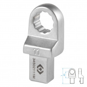 Насадка накидная серии "FIT", 11 мм, 9х12 мм KING TONY 34502111M