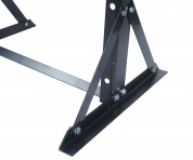 Пресс ER-40012 напольный гидравлический 12т с ручным приводом и манометром (ход штока 135мм, рабочий диапазон 90-858мм) ЭВРИКА /1 NEW