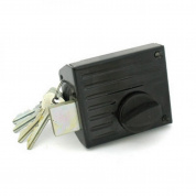 Замок накладной ЗН 1-2.1 черный Зенит (16)