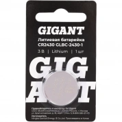 Литиевая батарейка Gigant Lithium CR2430 1 шт. GLBC-2430-1