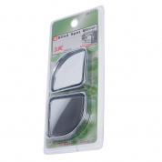 Зеркало дополнительное 3R-015 CHROME мертвой зоны 50*50мм сферическое внешнее, регулируемое, к-т (2шт) (скотч) 3R /1/100