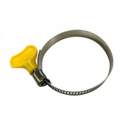 Хомут червячный с барашком (нерж.) сантехнический 25-40мм W2 (100)