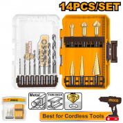 Набор сверл 14 шт INGCO AKDL61401 INDUSTRIAL