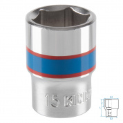 Головка торцевая стандартная шестигранная 3/8", 15 мм KING TONY 333515M Головка торцевая стандартная шестигранная 3/8", 15 мм KING TONY 333515M