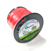 Леска для триммера GROWER (диаметр 2,4мм / ВИТОЙ КВАДРАТ / БУХТА, длина 346м) (8)