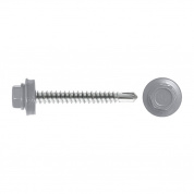 Саморез кровельный RAL-7004 ZP 4,8х51 конт-р круг (200 шт)