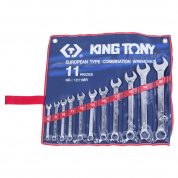 Набор комбинированных ключей, 8-24 мм, 11 предметов KING TONY 1211MR Набор комбинированных ключей, 8-24 мм, 11 предметов KING TONY 1211MR