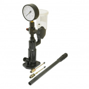 Стенд для проверки дизельных форсунок ER-86306 с манометром и резьбовыми адаптерами-переходниками (М12хМ12, М12хМ14), ремкомплект ЭВРИКА  /1/4