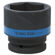 Головка торцевая ударная шестигранная 1", 75 мм KING TONY 853575M Головка торцевая ударная шестигранная 1", 75 мм KING TONY 853575M