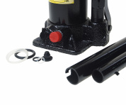 Домкрат гидравлический ER-80031S бутылочный с клапаном 3т, ремкомплект (выс. подъема 195-380мм) в кейсе ЭВРИКА /1/5