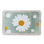 Коврик интерьерный BAIZHENG "Плюш"  50х80см Ромашки (Bay) (20)