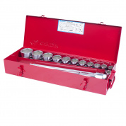 Набор торцевых головок с принадлежностями 3/4", шестигранные, 21-50 мм, 16 предметов KING TONY 6316MR Набор торцевых головок с принадлежностями 3/4", шестигранные, 21-50 мм, 16 предметов KING TONY 6316MR