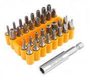 Набор вставок (бит) 1/4", Security hex, TorxTR, Spaner, Torg-Set, Tri-Wing, 33 предмета TOLSEN TT20369 Набор вставок (бит) 1/4", Security hex, TorxTR, Spaner, Torg-Set, Tri-Wing, 33 предмета TOLSEN TT20369