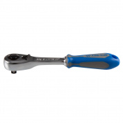 Трещотка 1/4", 140 мм, 90 зубцов, флажковая с кнопкой KING TONY 2773-55GS