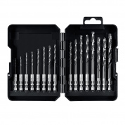 STAYER НЕХ-1/4″, 16 шт, набор сверл по металлу для винтовёртов и шуруповертов IMPACT READY (29603-H16)